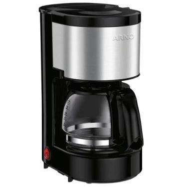 Imagem de Cafeteira Arno Filtro Perfectta 12 Xicaras Inox - 8010000817 Preto-ino