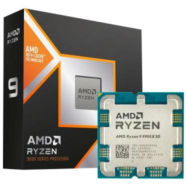 Imagem de Processador AMD Ryzen 9 9900X3D Socket AM5 - 4.4GHZ - 140MB