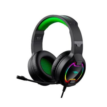 Imagem de Fone De Ouvido Headset Gamer Usb C/ Microfone Mamba Preto/verde Viper 