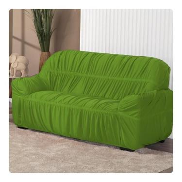 Imagem de Capa De Sofá Elasticada 3 Lugares King Protetor Pistache - Shop Casa N
