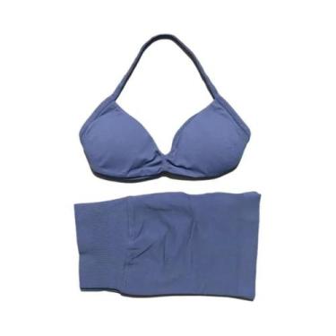 Imagem de Conjunto De Ginástica Feminino De 2 Peças Sem Costura Com Alças, Leggi