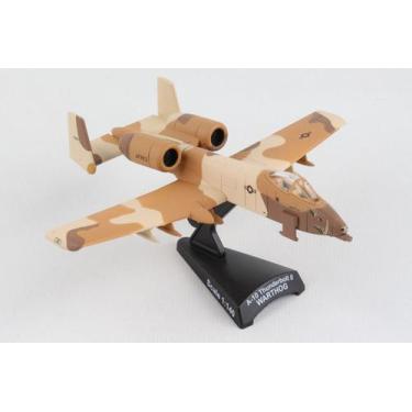 Imagem de Miniatura Aviao A-10 Thunderbolt Camuflado Diecast 1:140 Colecionavel 