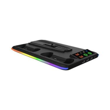 Imagem de Suporte De Resfriamento PS5 Slim pro Com LED E Estação De Carregamento