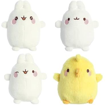 Imagem de Molang Kit Mini Pelúcias Molang e Piu Piu 12cms Licenciada Aurora