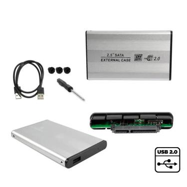 Imagem de Case 2.5 Externa Hd Sata Notebook Pc Xbox Usb 2.0 Imediato