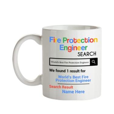 Imagem de Caneca personalizada de engenheiro de proteção contra incêndio - personalizado de engenheiro de proteção contra incêndio - Caneca de café de 325 ml