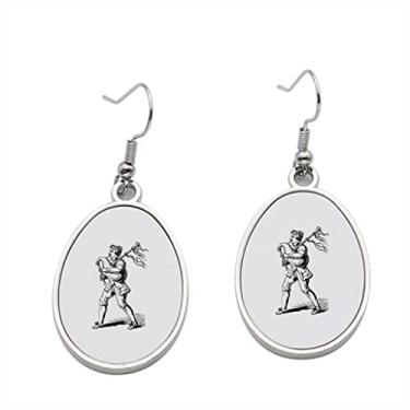 Imagem de Brinco com ilustração vintage de gaita – Brincos pendurados para meninas – Presente de festa de aniversário dos namorados