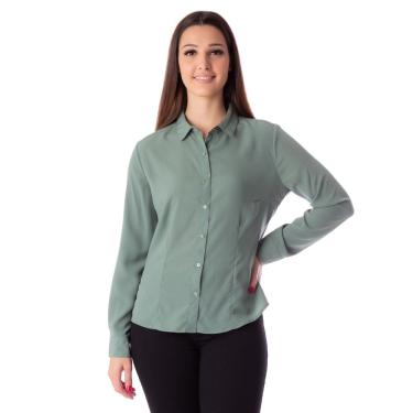 Imagem de Camisa Feminina The Style Box Verde - 40