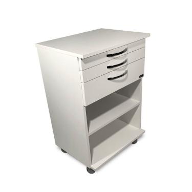 Imagem de Carte em MDF com 4 rodízios - Para Clínicas e Consultórios Odontológicos