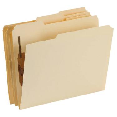 Imagem de Pendaflex Pastas M13U1 com um fixador, aba superior de corte 1/3, carta, Manila (caixa com 50)