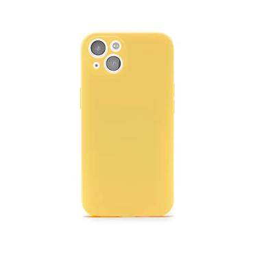 Imagem de Customic Capinha Case Capa para Celular iPhone 13 (6.1”), Soft Touch Anti Impacto Proteção Militar 1.2 metros contra quedas, Amarelo
