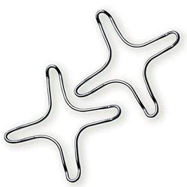 Imagem de Kit 2 Peças Redutor De Grelha Inox Para Fogão Ghidini