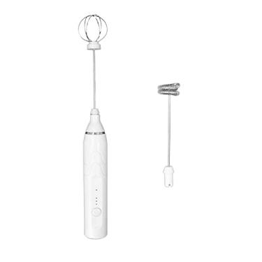 Imagem de Misturador Mexedor Bebidas Mini Batedeira El�trico A�o Inox Mixer