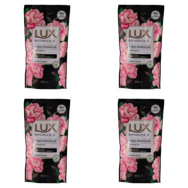 Imagem de Kit 4 Und Sabonete Líquido Lux Botanicals Refil Rosas Francesas 200ml