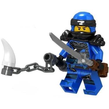 Imagem de Boneco Blocos De Montar Jay Fight Combate Ninja Go Ninjago