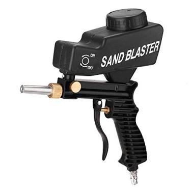 Imagem de Qudai Máquina de Jateamento de Areia de Gravitação portátil Conjunto de Jateamento de Areia Pneumático Pequena Máquina de Jateamento de Areia NP