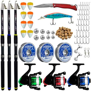 Imagem de Kit Pesca Vara Telesc�pica 2,70+ Molinete e Acess�rios