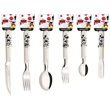 Imagem de Jogo de Talheres Simonaggio Disney - Minnie E Mickey -12 Pçs