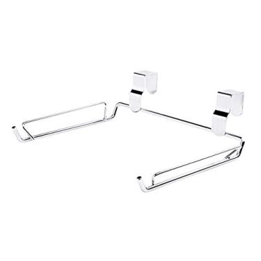 Imagem de Porta sacola plástica para porta armário cromado - Organizare - Future