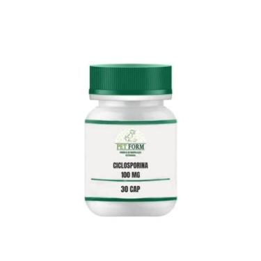 Imagem de Ciclosporina 100 Mg Pote 30 Cápsulas - Uso Veterinário