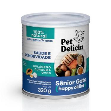 Imagem de Racao Umida Pet Delicia Gatos Senior Happy Oldies - 320g