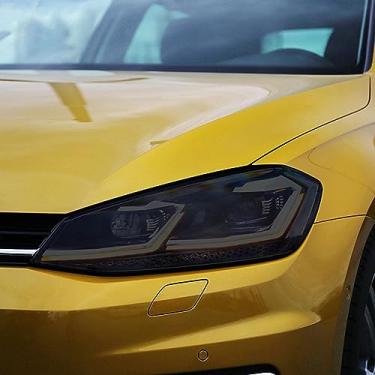 Imagem de LAVIYE Farol do carro película protetora farol resistente a riscos transparente adesivo TPU preto, para Volkswagen VW Golf 7 MK7 2012-2019