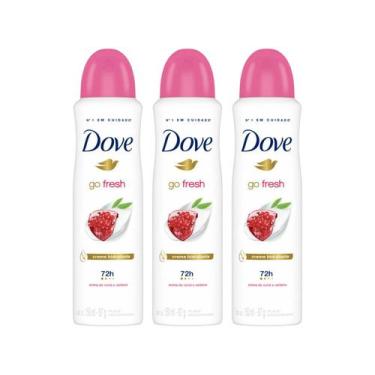Imagem de Desodorante Aerossol Antitranspirante Feminino - Dove Go Fresh 150ml 3