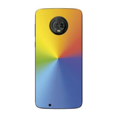 Imagem de Capa Case Capinha Samsung Galaxy Moto G6 Arco Iris Degradê - Showcase