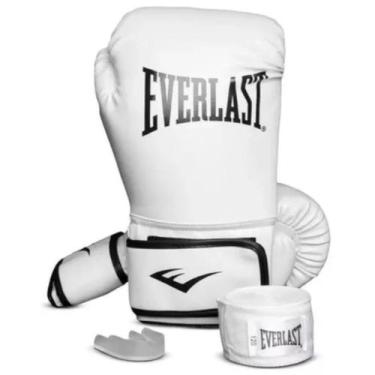 Imagem de Kit Luvas Treino Boxe Muay Thai Everlast Core Training