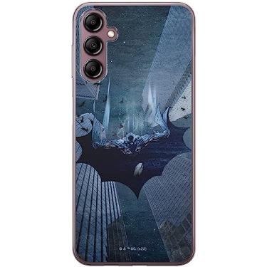 Imagem de ERT Group Capa de celular para Samsung A14 4G/5G original e oficialmente licenciada DC padrão Batman 071 otimamente adaptada à forma do celular, capa feita de TPU