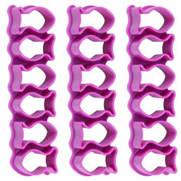 Imagem de Conjunto de 3 peças de mini cortadores de biscoito de peixe-dourado, mini molde de plástico para biscoitos, cortador de fondant portátil, reutilizável, multiuso, para assar biscoitos, massa, bolo,