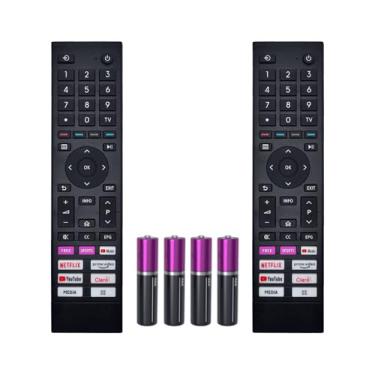 Imagem de Kit 2 Controle Remoto Compatível com TV Toshiba Smart 55m550k Tb001 Ct-95017