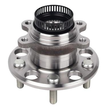 Imagem de Autoround Conjunto de cubo e rolamento de roda traseira 512340 adequado para Hyundai Elantra 2007 2008 2009 2010 2011 2012, 5 terminais com ABS