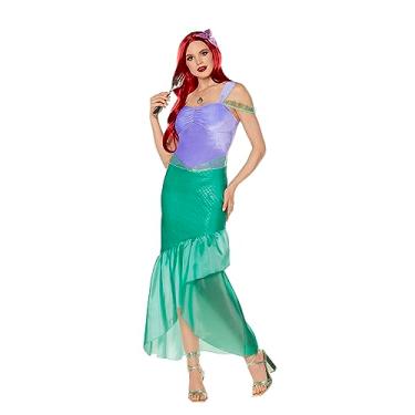 Imagem de Spirit Halloween The Little Mermaid Adult Ariel Costume - M | Officially Licensed | Disney Princess Costumes | Mermaid Outfit