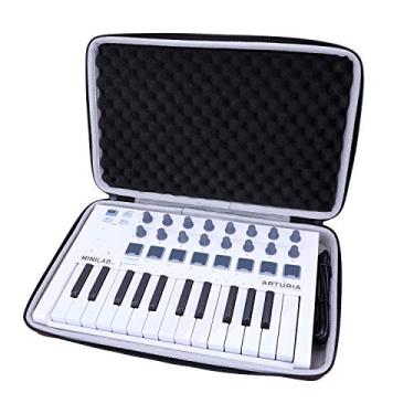 Imagem de LTGEM Capa compatível com controlador MIDI universal Arturia MiniLab 3, preto (apenas capa)