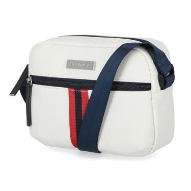 Imagem de Nautica Bolsa tiracolo ajustável para câmera Nautica Candid feminina, Bowline branco, One Size