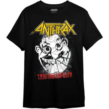 Imagem de Camiseta Anthrax Trihsnikufesin (BR, Alfa, PP, Regular, Preto)
