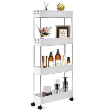 Imagem de Carrinho Organizador Multiuso - 4 Prateleiras - R78