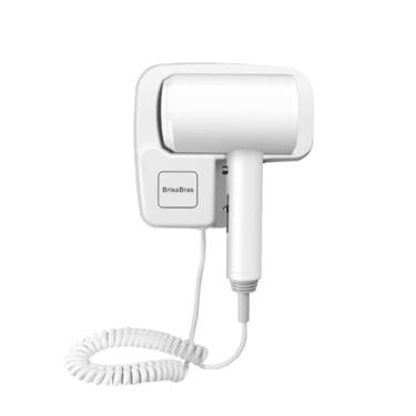 Imagem de Secador de Cabelos Suporte Parede Secagem Rápida Banheiro Hotel Doméstico Piscina Pousadas Style 110V/220V Branco pérola (110, Volts)