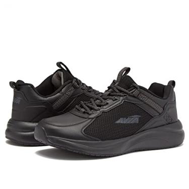 Imagem de Avia Canyon SR Black Nonslip Shoes for Women - Black/Black, 6 Wide