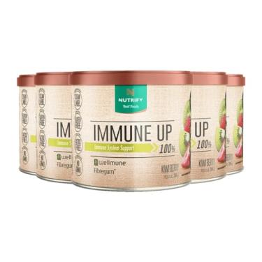 Imagem de Kit 5 Immune Up Wellmune Kiwi Berry Nutrify 200g