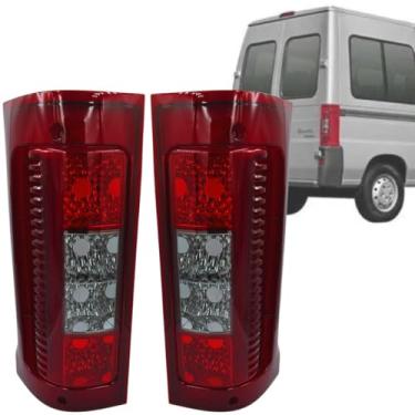 Imagem de Genérico Lanterna Traseira Ducato 2002 A 2014, Lente Acrílica Fume Claro, Compatível com Ducato 2002 À 2014