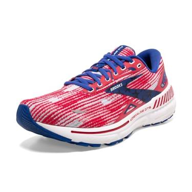 Imagem de Brooks Tênis de corrida masculino Adrenaline GTS 23 Supportive, Surf/branco/tango, 40