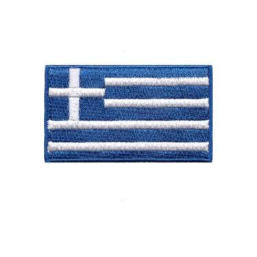 Imagem de Ruoming 1 PÇ Patch de bandeira da Grécia bordado a ferro ou costurado tático militar nacional da Grécia (Grécia)