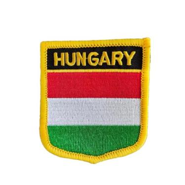 Imagem de Ruoming 1 PÇ Patch de bandeira da Hungria com ferro ou costurado bordado tático militar nacional Hungria