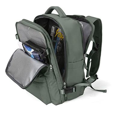 Imagem de WONHOX Mochila de viagem, A5 - verde, Large-L