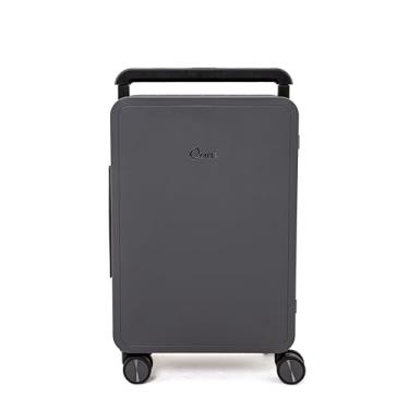 Imagem de Mala de Bordo, Medidas Permitidas Anac, 3 Camadas Policarbonato, Cadeado TSA, Rodas Deslizantes, Haste Larga Alumínio (Cinza, Único)