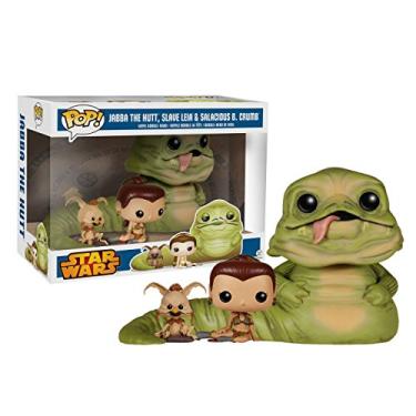 Imagem de Funko POP! Exclusive Star Wars 6" Jabba the Hutt with Slave Leia & Salacious B. Crumb