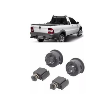 Imagem de Reparo da Tampa Traseira Com 4 pçs Fiat Strada 2008 A 2020 Kit  - AQEK