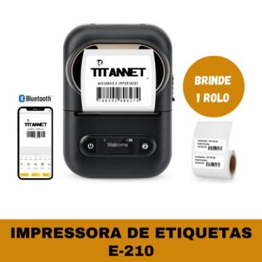 Imagem de Impressora De Etiquetas Bluetooth Para Android E Ios E-210 - TITANNET